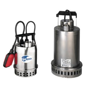 Pompe submersible sanitaire ou de drainage en inox de marque Ebara vendue par Pompes &amp; Moteurs MLV